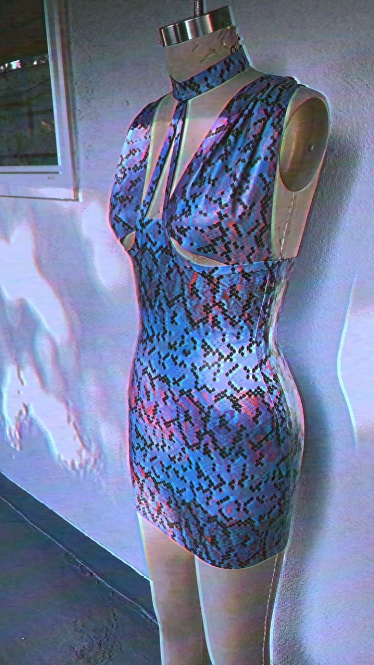 Sugar Venom Latex Mini Dress