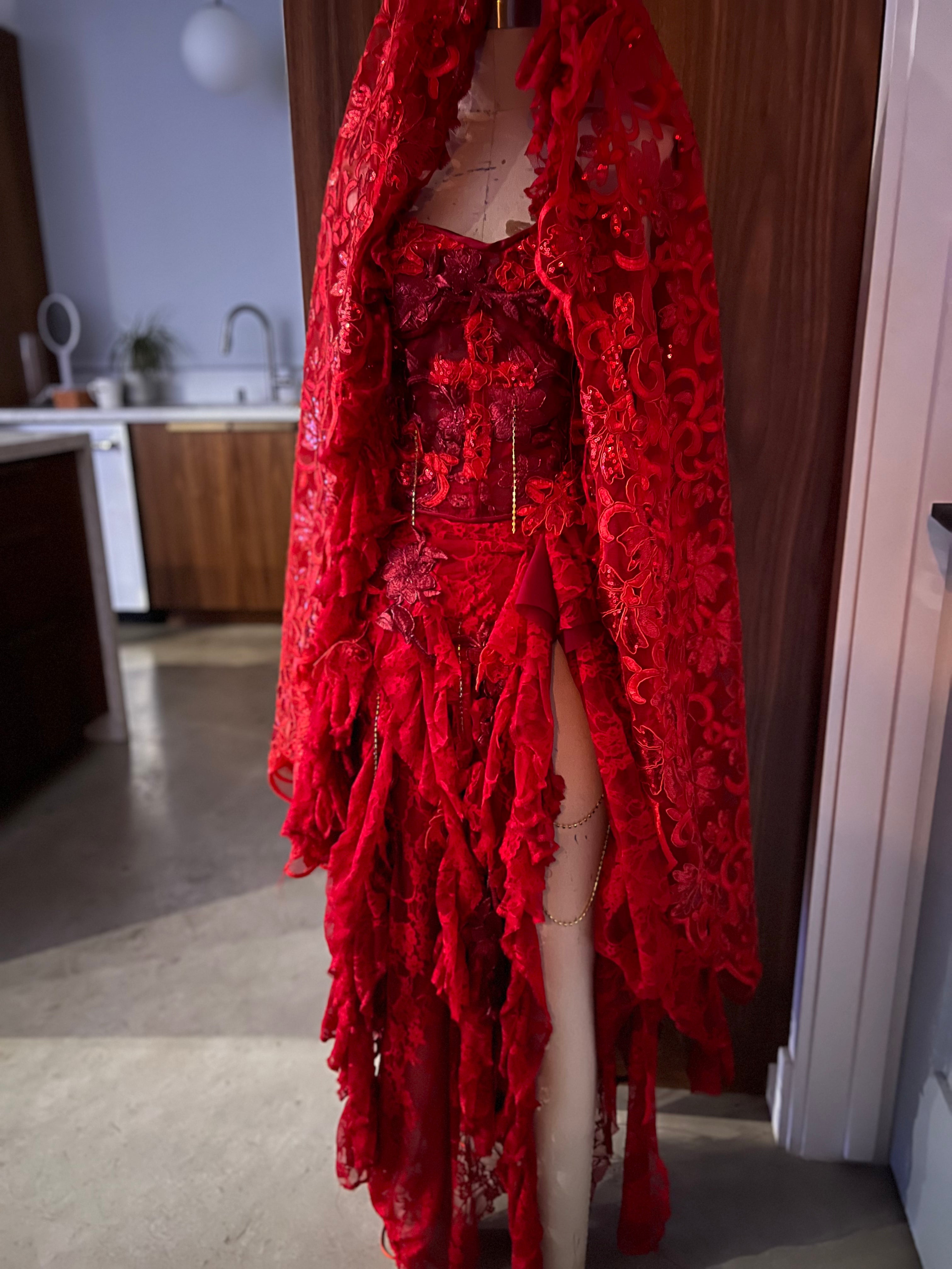 Custom Four-Piece Lace Set