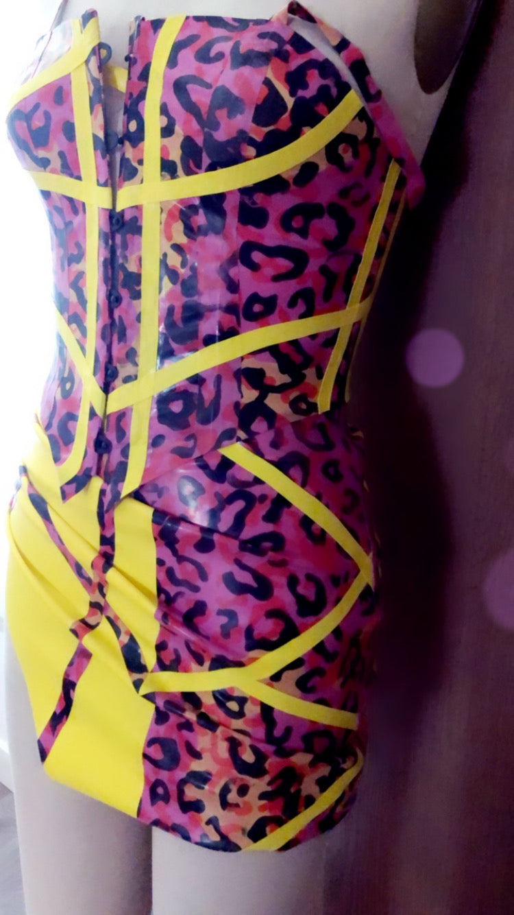 Sunset Prowl Two-Piece Latex Set