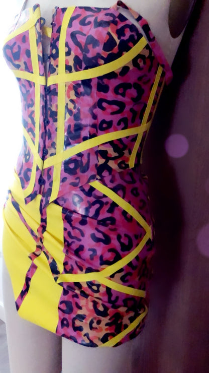 Sunset Prowl Two-Piece Latex Set