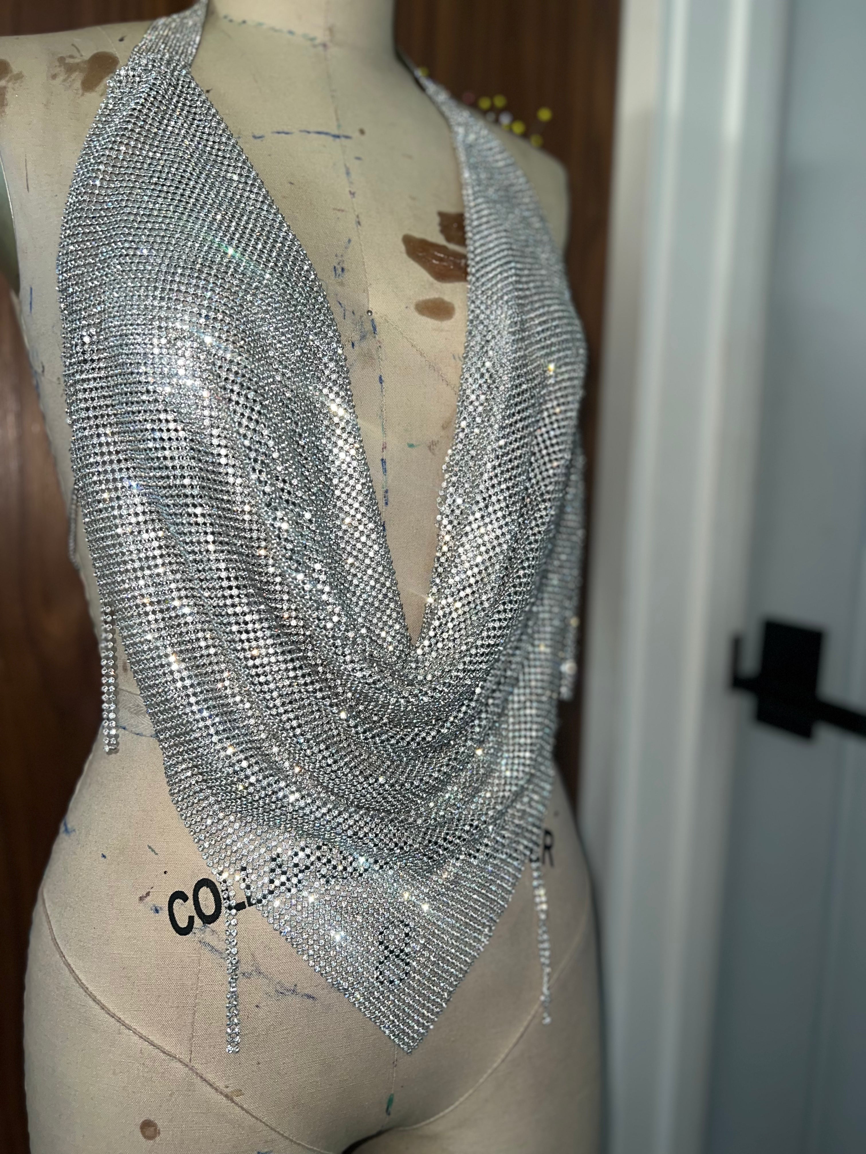 Distressed Chainmail Halter