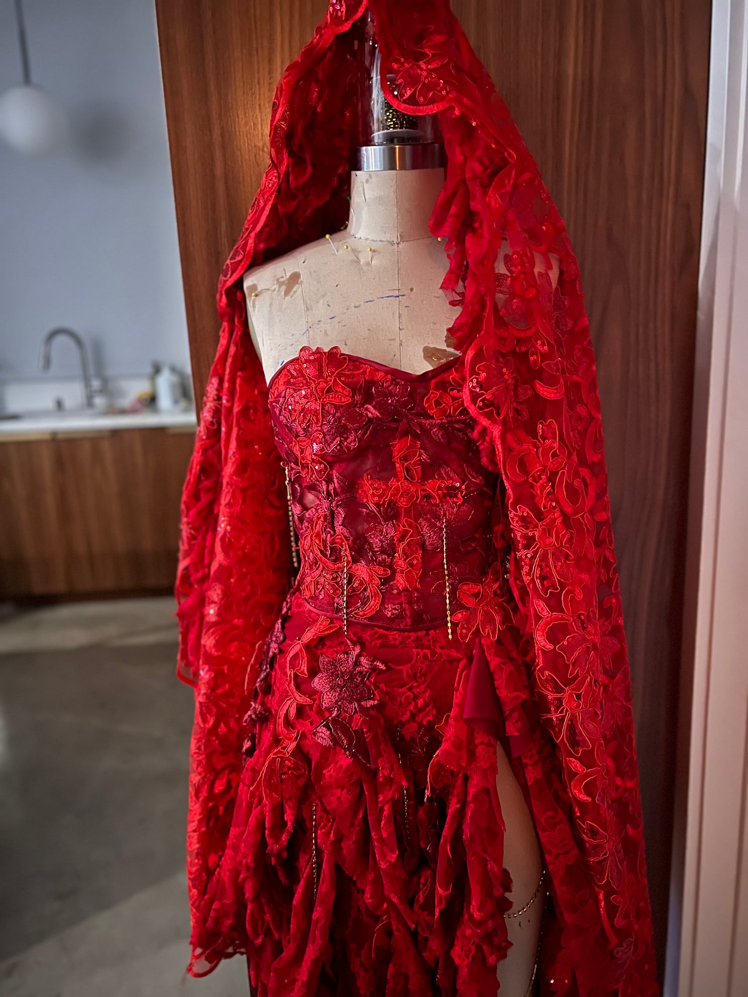 Custom Four-Piece Lace Set