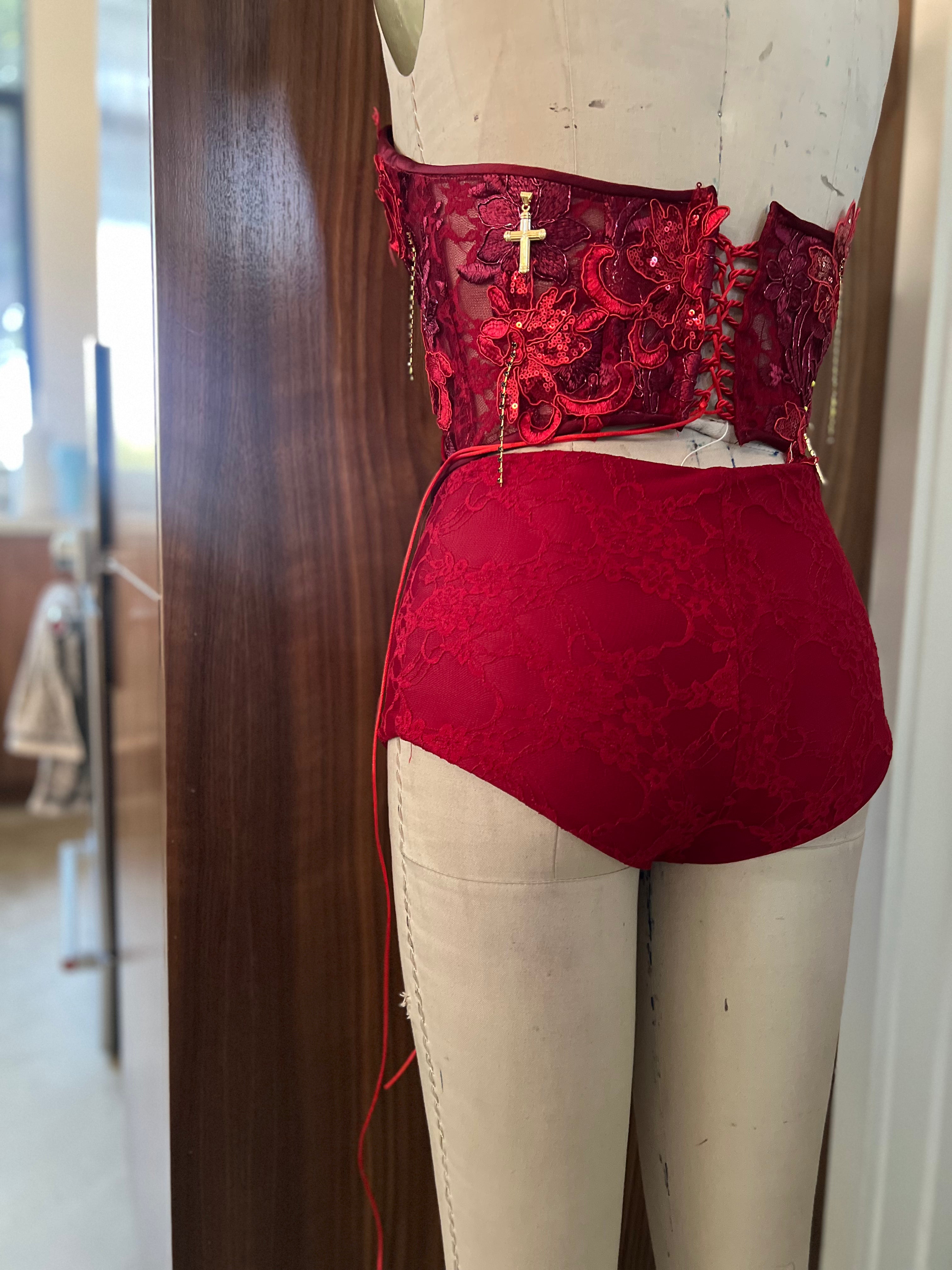 Custom Four-Piece Lace Set