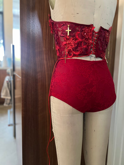 Custom Four-Piece Lace Set