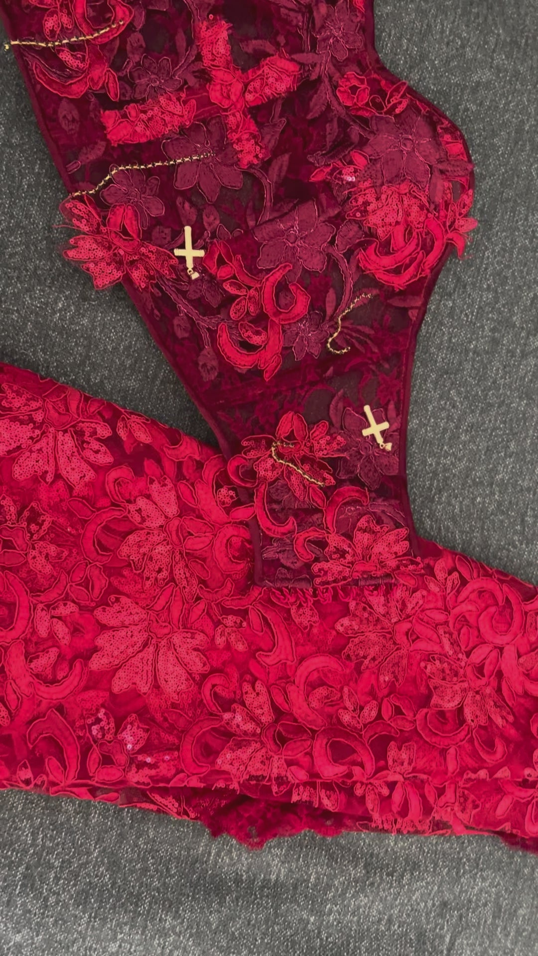 Custom Four-Piece Lace Set